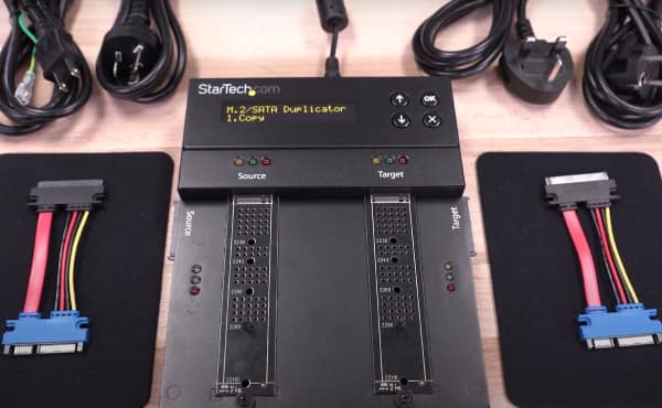 Image of StarTech.com's Standalone Duplicator And Eraser for M.2./SATA 
