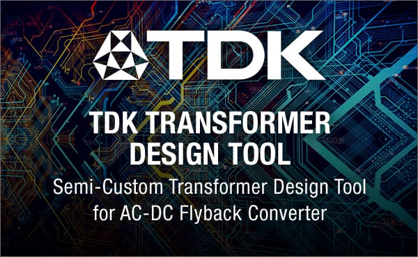 Image of TDK's Transformer Design Tool