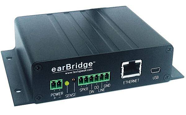 Image of TextSpeak's earBridge® Text to Speech Amplifiers