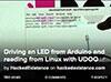 UDOO 的从 Arduino 驱动 LED 并从 Linux 读数的图片