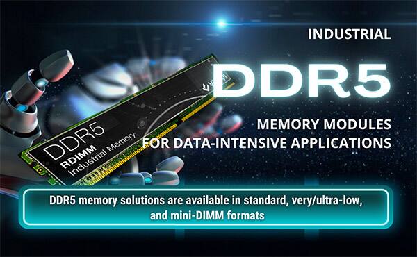 Image of Virtium's Industrial DDR5 Memory Modules