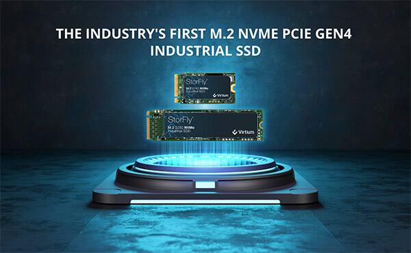 Image of Virtium's Industrial M.2 NVMe SSDs