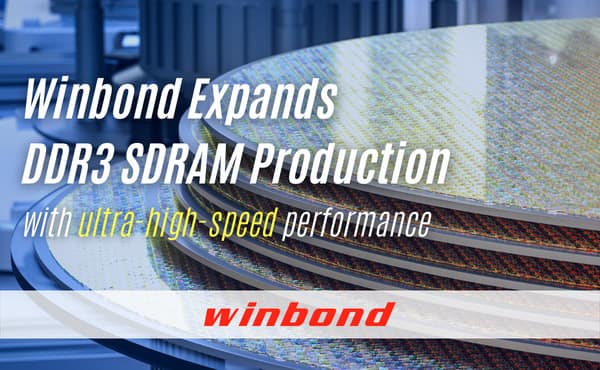 Image of Winbond Expands DDR3 SDRAM Production