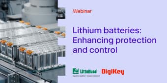 image of Lithium batteries: enhancing protection and control webinar
