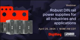 image of Robust DIN rail power supplies for all industries and applications webinar
