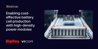 image of Enabling cost-effective battery cell production with high-density power modules webinar
